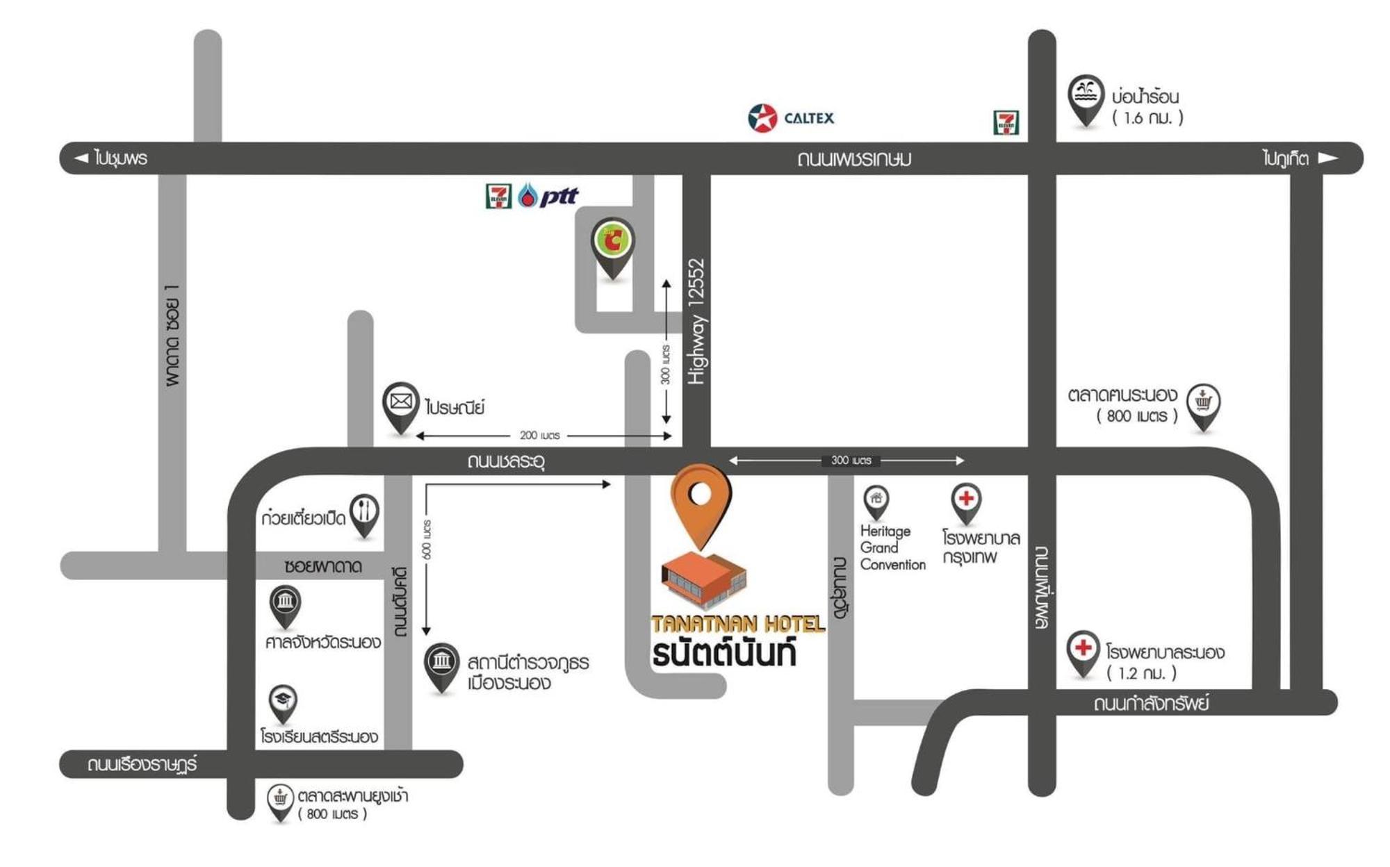 Tanatnan Hotel Ranong Ngoại thất bức ảnh